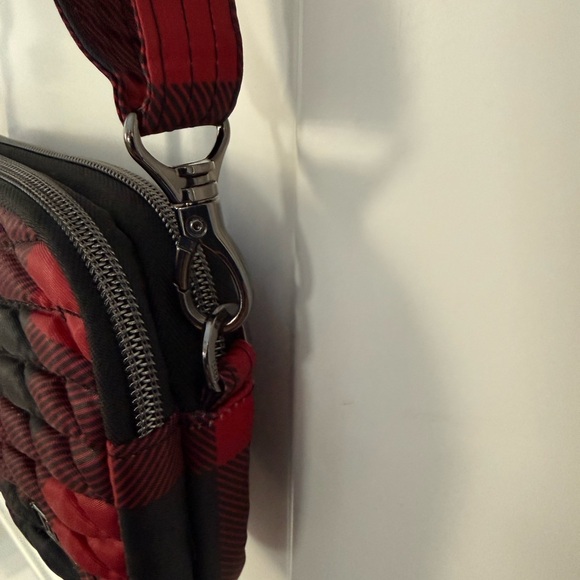 Lug Coupe Red and black check crossbody, shoulder or belt bag - Picture 9 of 11